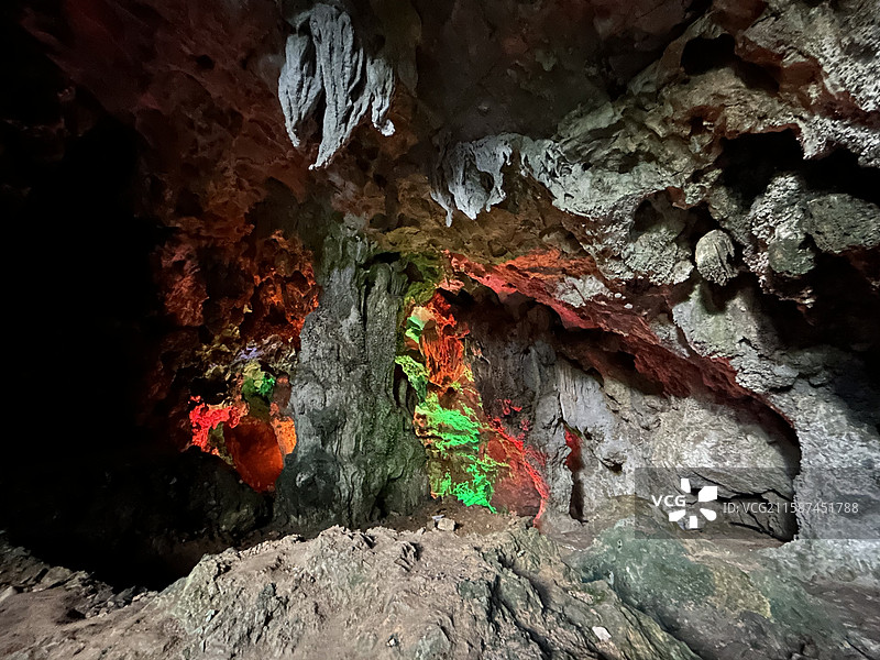 小七孔景区天钟洞溶洞图片素材