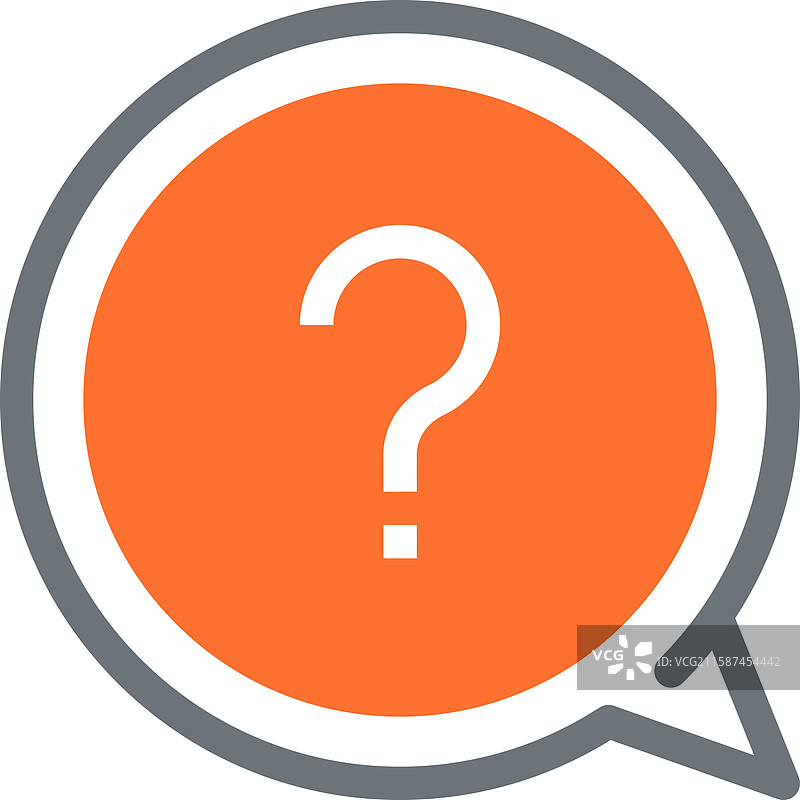 消息气泡扁平线条网页图标概念图片素材