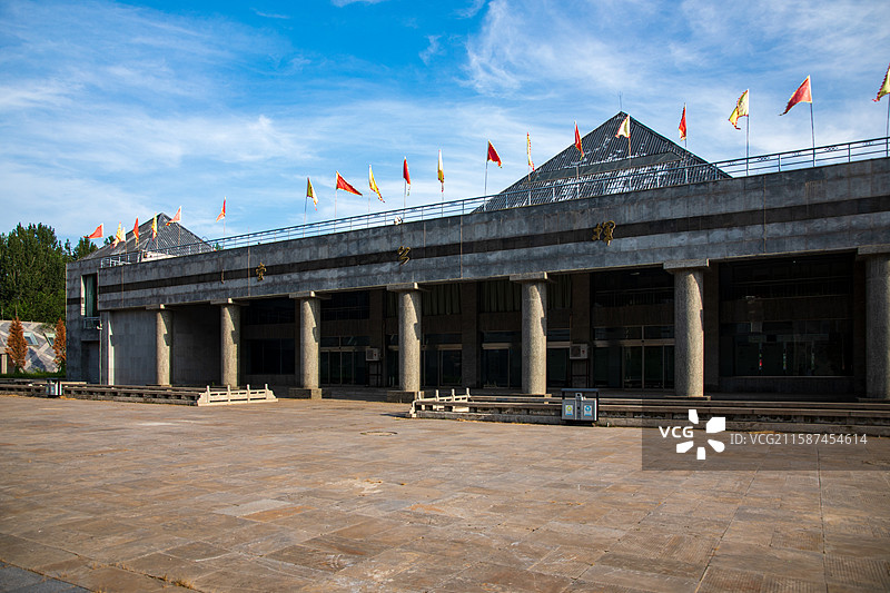 河北省邢台市清河县华夏张氏祖庭张氏宗祠图片素材