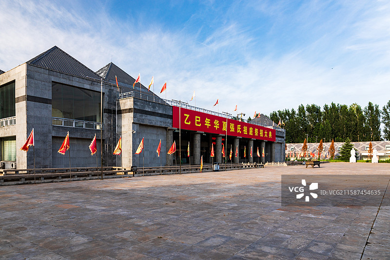 河北省邢台市清河县华夏张氏祖庭张氏宗祠图片素材