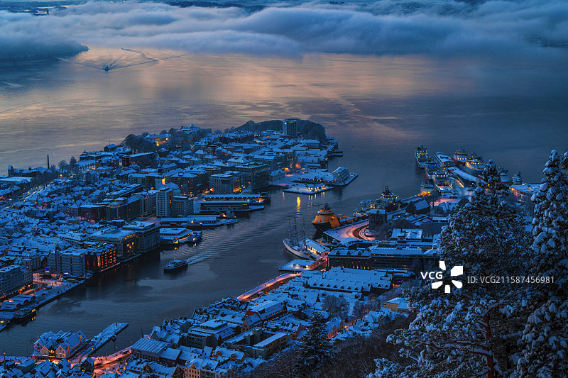 挪威卑尔根风光图片素材