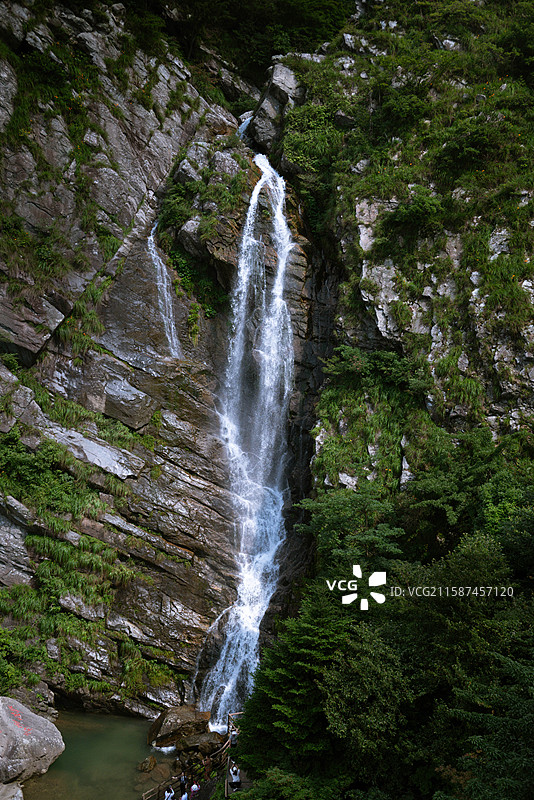 庐山大口瀑布图片素材