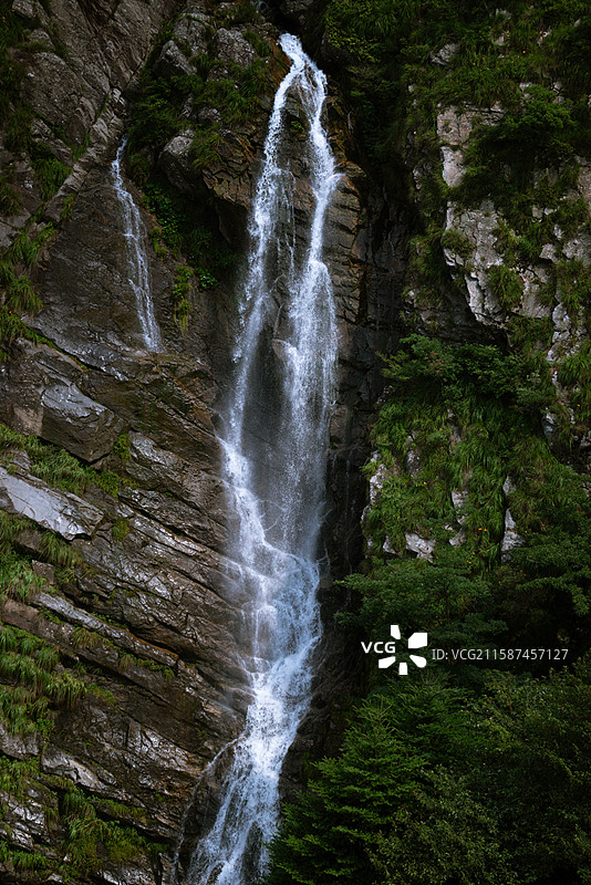 庐山大口瀑布图片素材