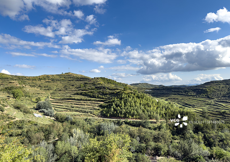 西北高原景观图片素材