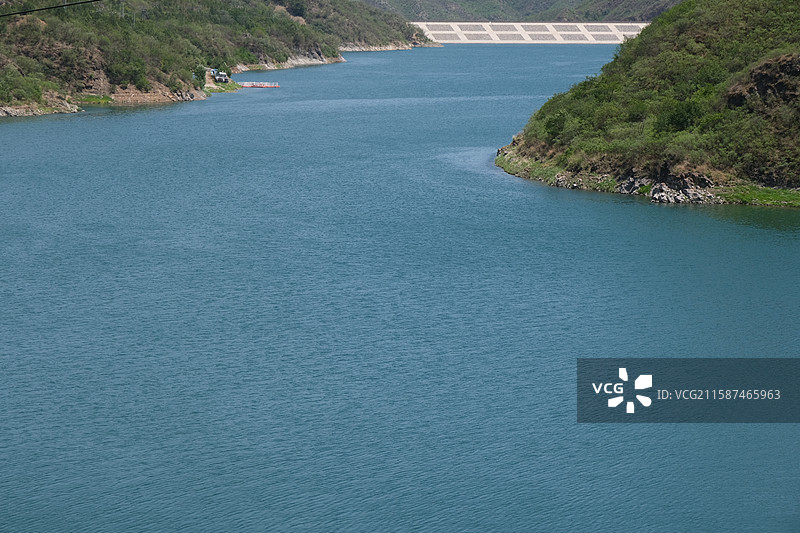 北京门头沟斋堂水库自然风光图片素材