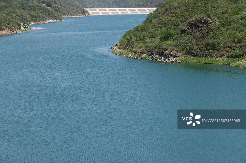 北京门头沟斋堂水库自然风光图片素材