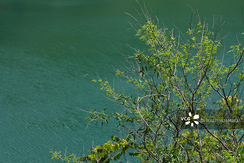 北京门头沟斋堂水库自然风光图片素材