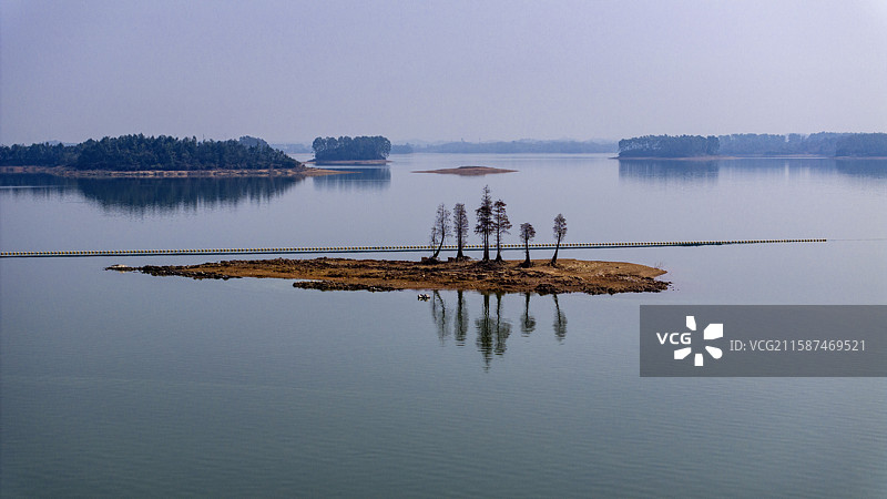 红色教育基地·鹤地水库图片素材