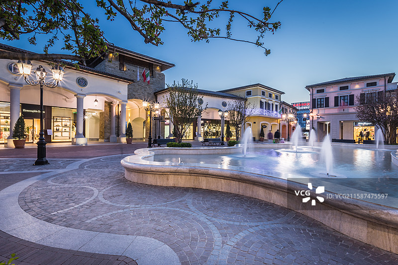 小镇一隅图片素材