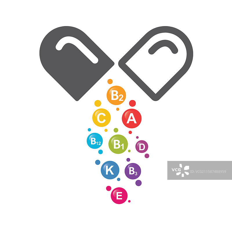 多种维生素复合物图标图片素材