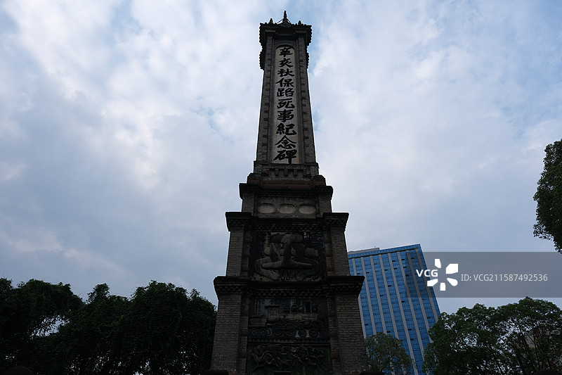 四川成都市人民公园自然风光图片素材