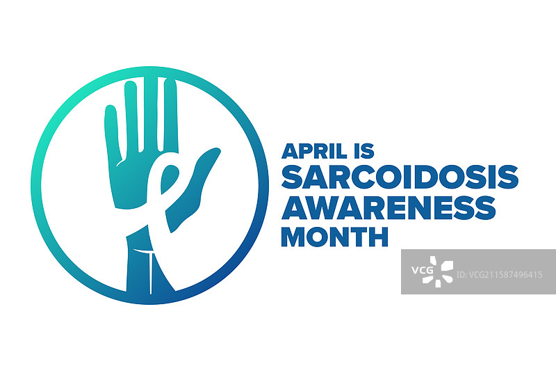 四月是肉芽肿病意识月模板图片素材