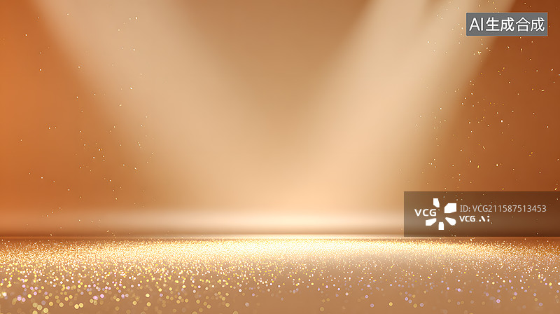 【AI数字艺术】梦幻金辉图片素材