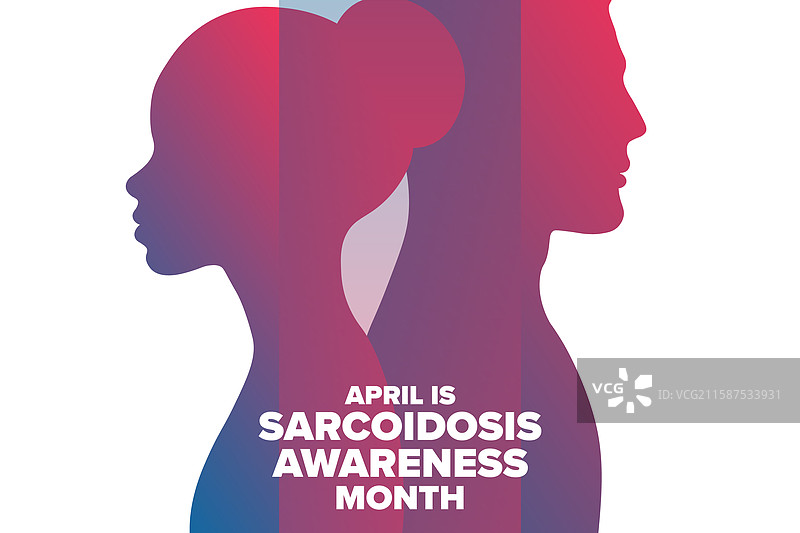 四月是肉芽肿病意识月模板图片素材