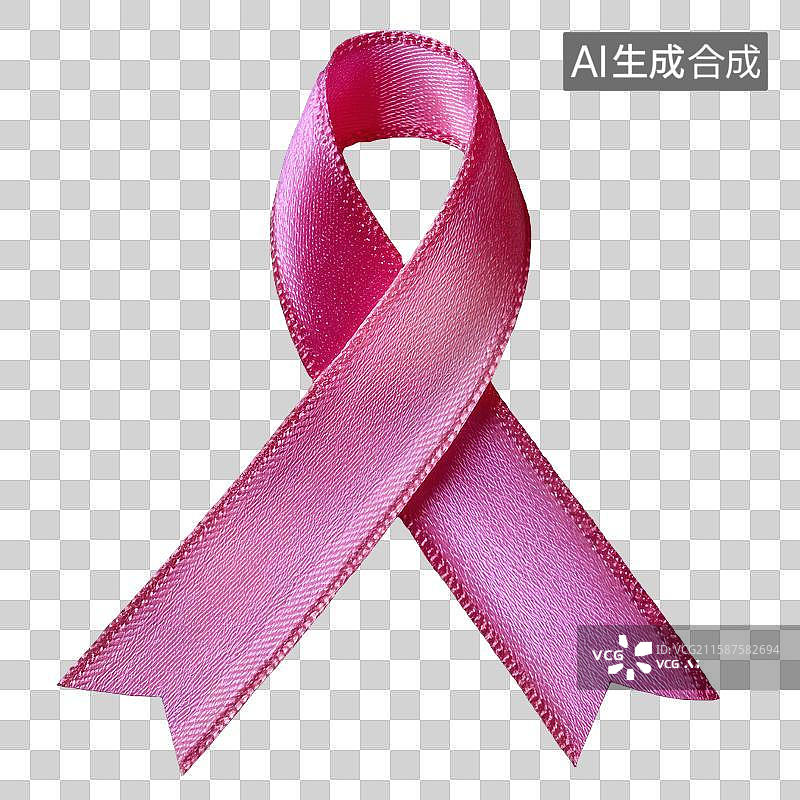【AI数字艺术】乳腺癌防治粉红丝带图片素材