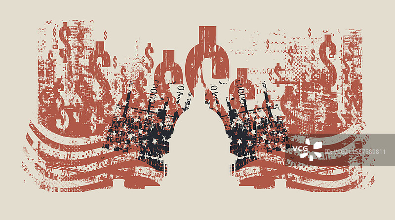 华盛顿美国国会大厦的横幅图像图片素材