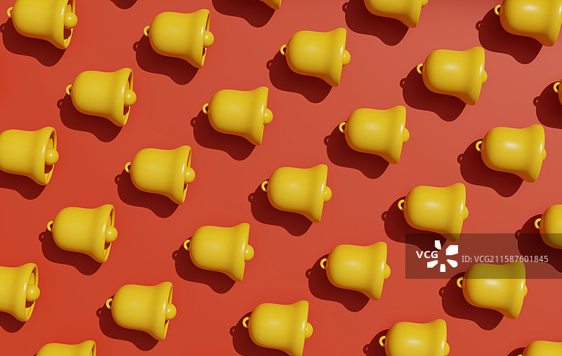 铃铛3D消息提醒通知警报活动图片素材