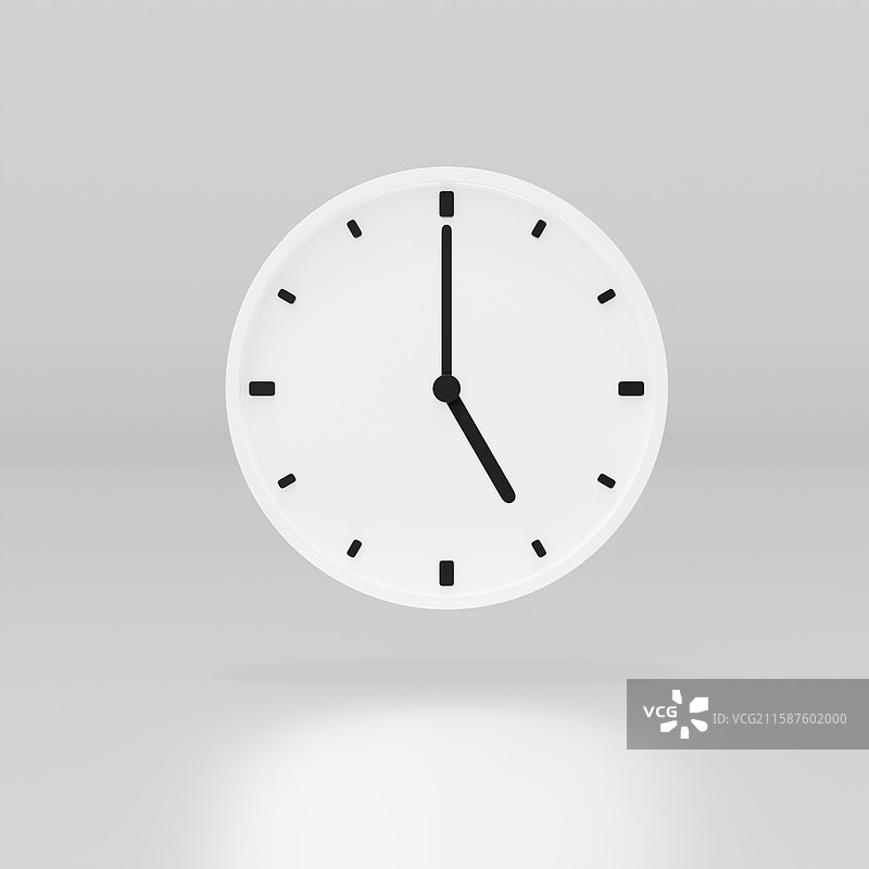 闹钟时钟时分秒闹铃提醒钟3D图片素材