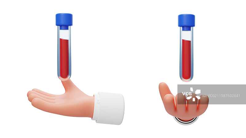 医疗试验测试实验检测仪器验血图片素材