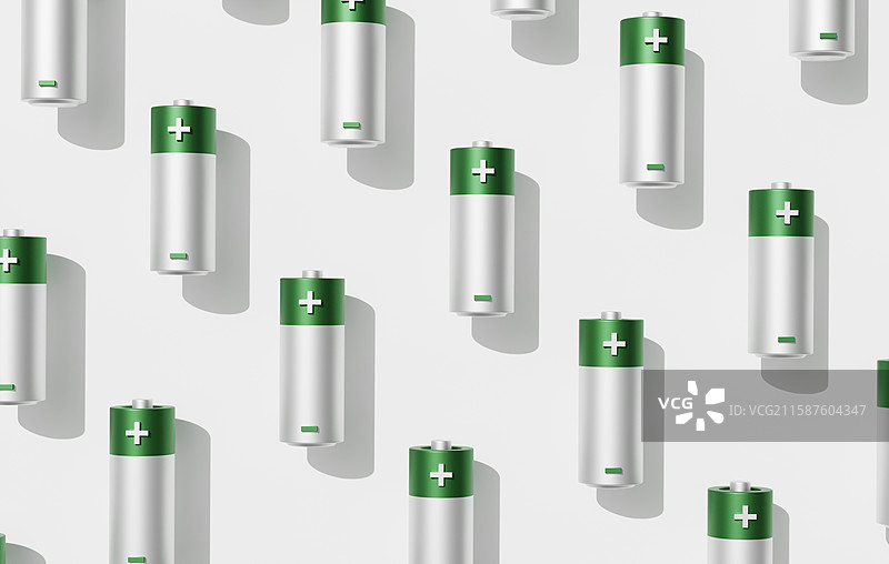 新能源电池环保可持续发展3D图片素材