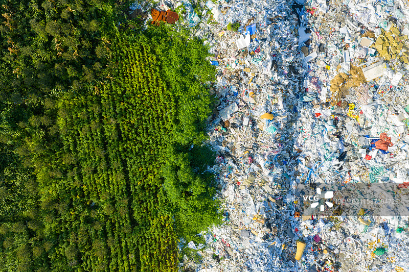 河南省 周口市 商水县 建筑垃圾 白色垃圾 垃圾图片素材
