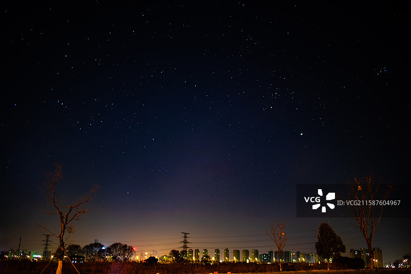 黑夜与星空图片素材