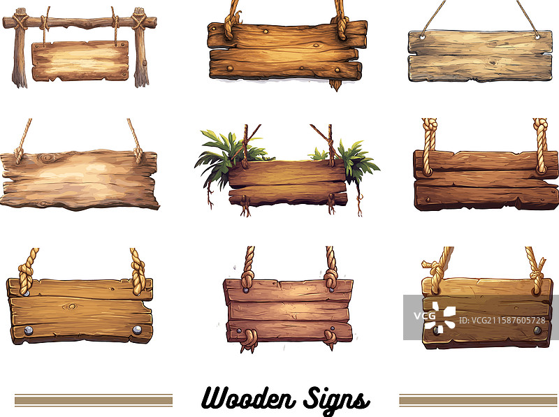 木制指示牌 木制标志图片素材