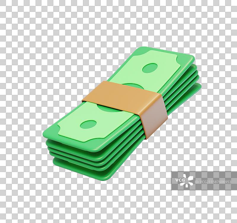 免抠美元金融国际贸易货币投资资金3D图片素材
