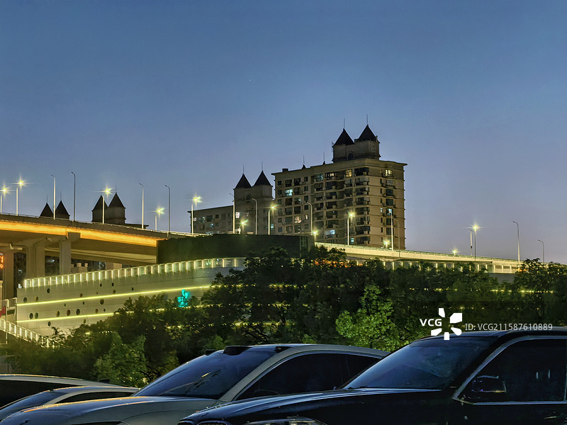 魔都暮色图片素材