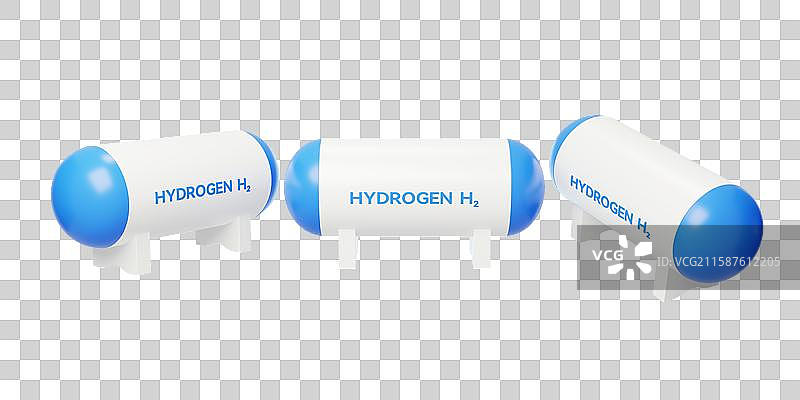 免抠新能源电池环保可持续氢能3D图片素材