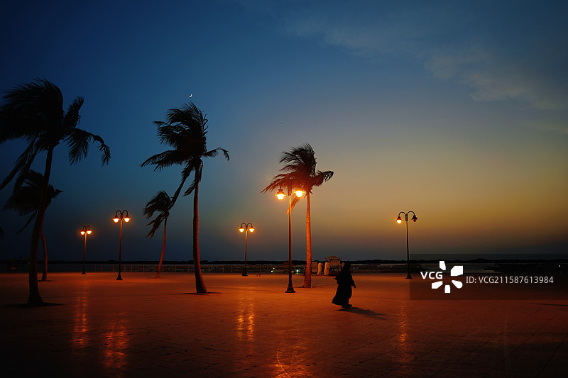 沙特 红海日落图片素材