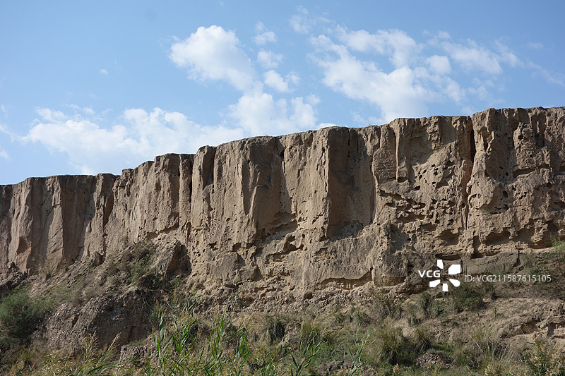 宁夏银川市灵武市临河镇水洞沟遗址：芦花谷图片素材