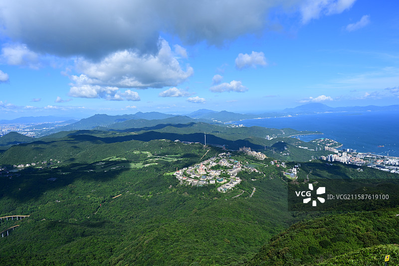 深圳梅沙尖风光图片素材
