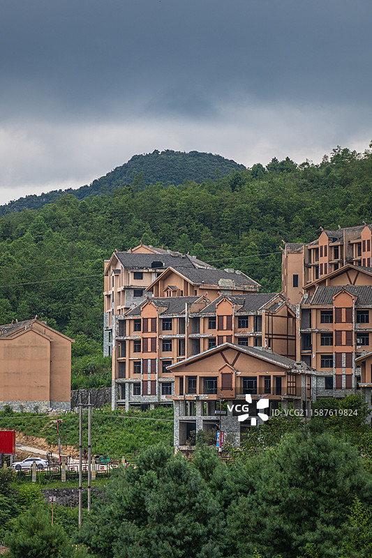 六盘水 野玉海景区 海坪 彝族风情小镇 贵州图片素材