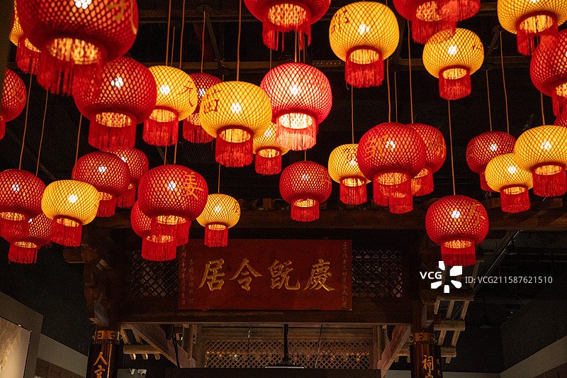 灯笼群红灯笼图片素材