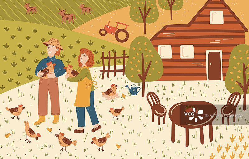 当地农场生活图片素材