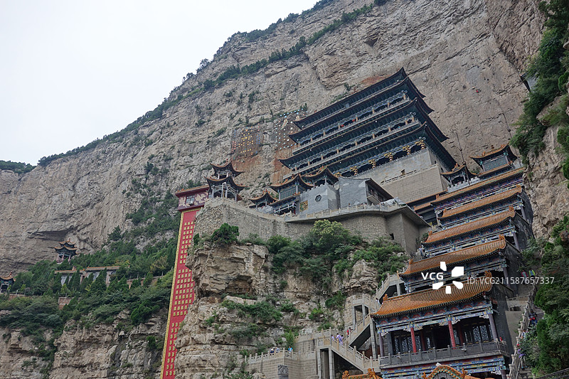 山西省晋中市介休绵山：大罗宫图片素材