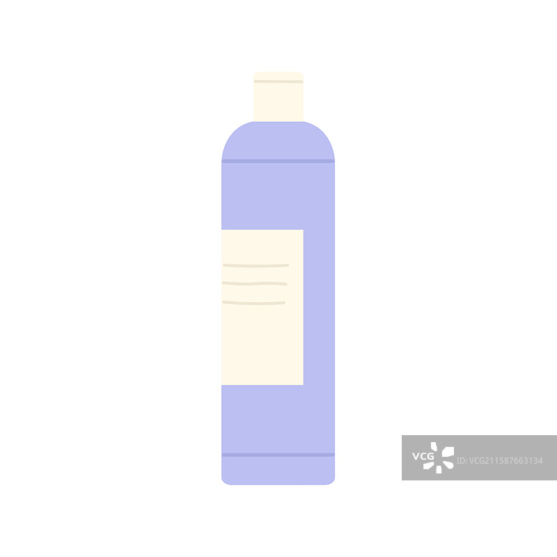 一个优雅的薰衣草瓶，完美用于储存图片素材