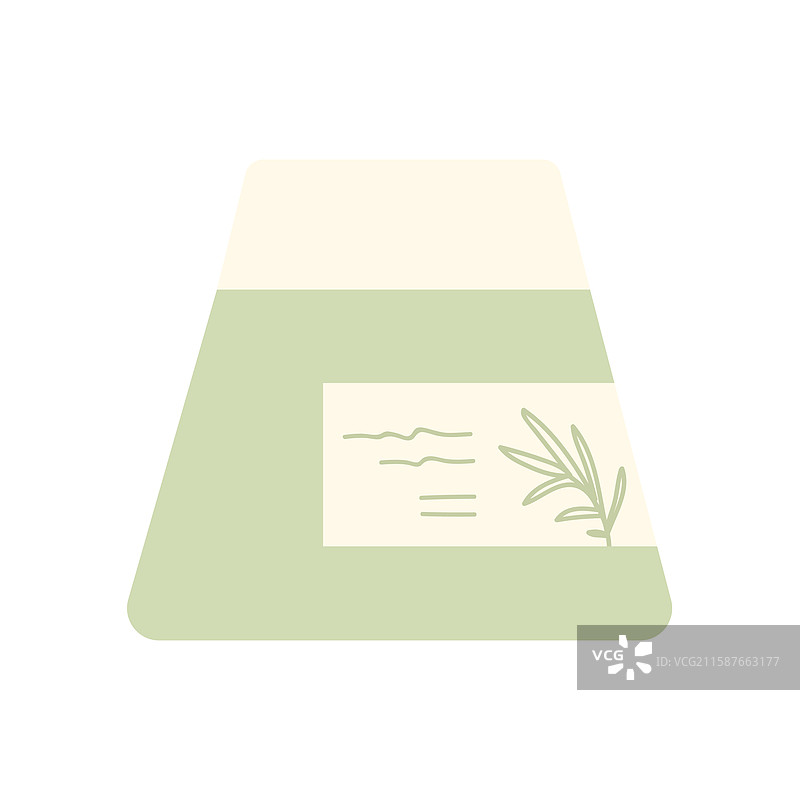 极简主义草本包装设计，适用于天然产品图片素材