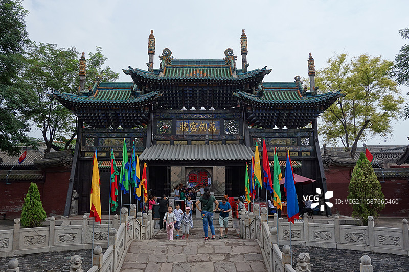 山西省晋中市平遥县平遥古城：平遥文庙图片素材