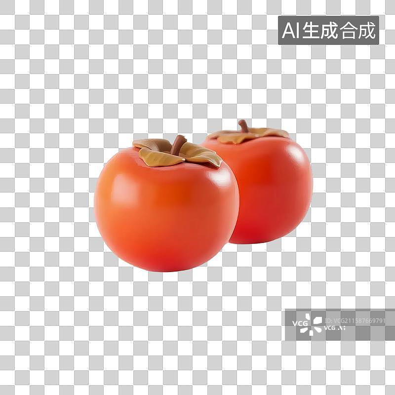 【AI数字艺术】3D风格C4D渲染秋天的元素南瓜银杏树枫叶图片素材