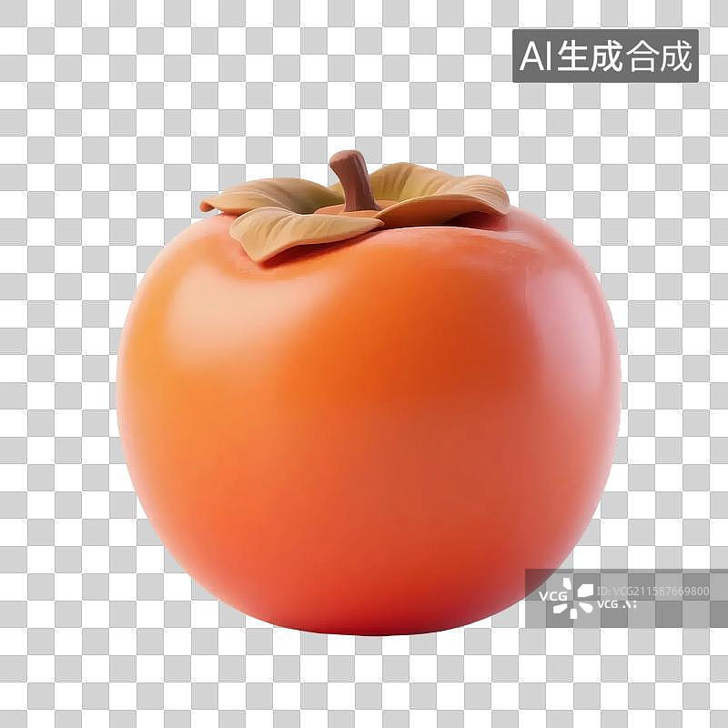 【AI数字艺术】3D风格C4D渲染秋天的元素南瓜银杏树枫叶图片素材