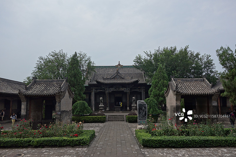 山西省晋中市平遥县平遥古城：清虚观图片素材