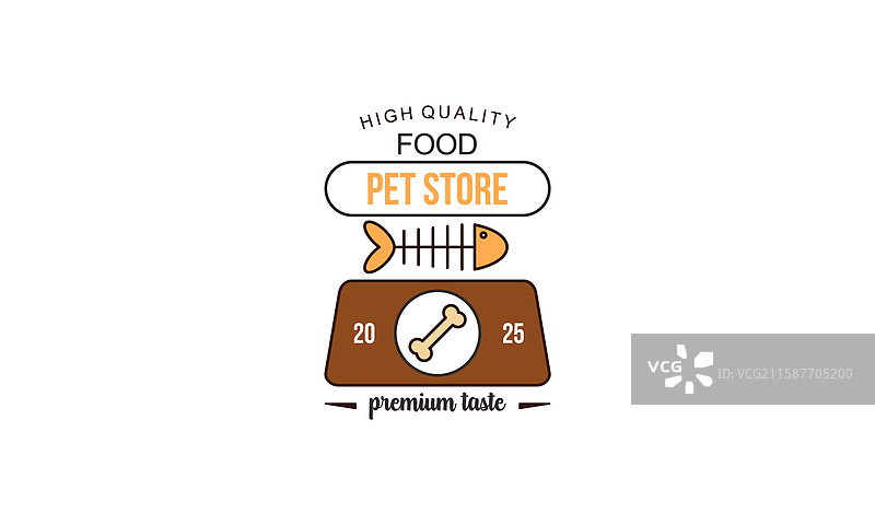 时尚现代的宠物商店标志图片素材