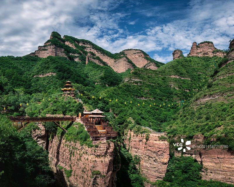太行山黄崖洞景区图片素材