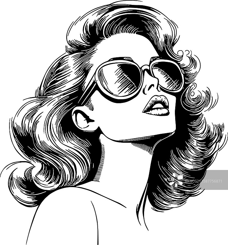 一位迷人的女性图片素材