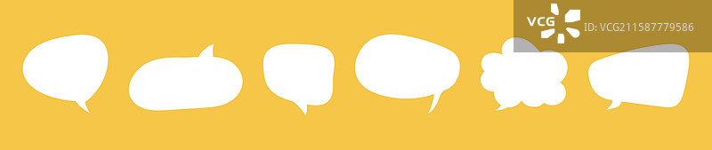 聊天符号的文本气泡图片素材