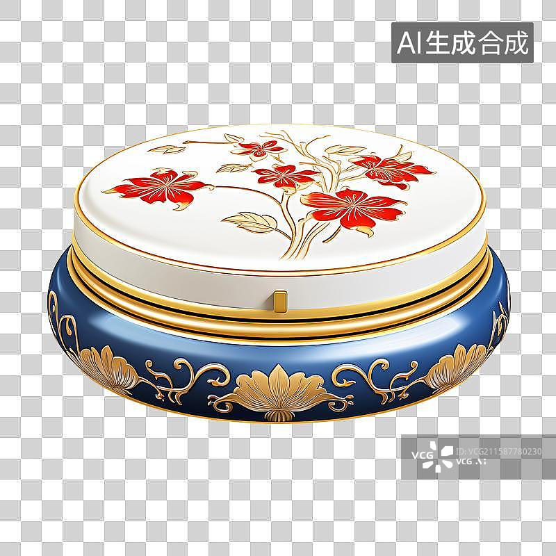 【AI数字艺术】高端珠宝首饰盒艺术设计插画图片素材