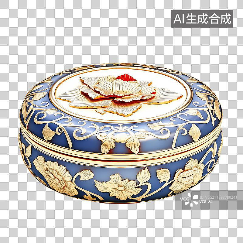 【AI数字艺术】高端珠宝首饰盒艺术设计插画图片素材