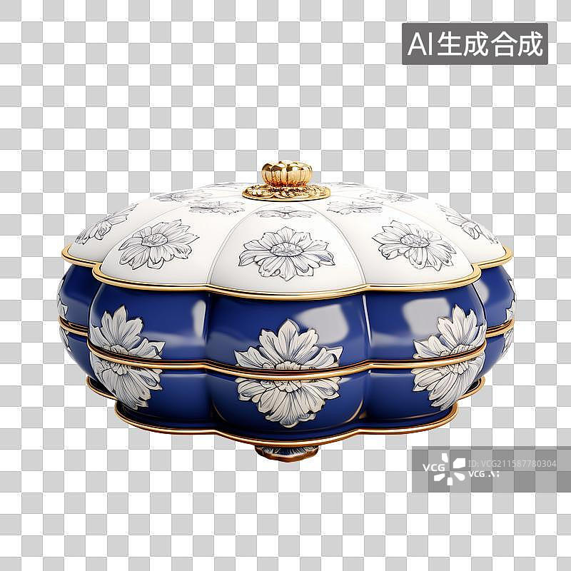 【AI数字艺术】高端珠宝首饰盒艺术设计插画图片素材